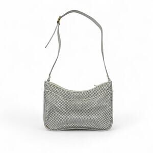 Whiting & Davis International Vintage Textured Shoulder Bag With Plenty Of Space